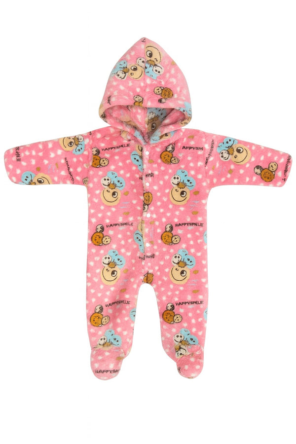 Infant Velour Romper (0-9M)