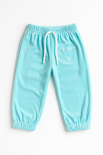 Velvet Trouser (9-24M) - Sea Green