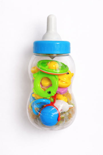 Feeding Bottle Rattle Box - Assorted