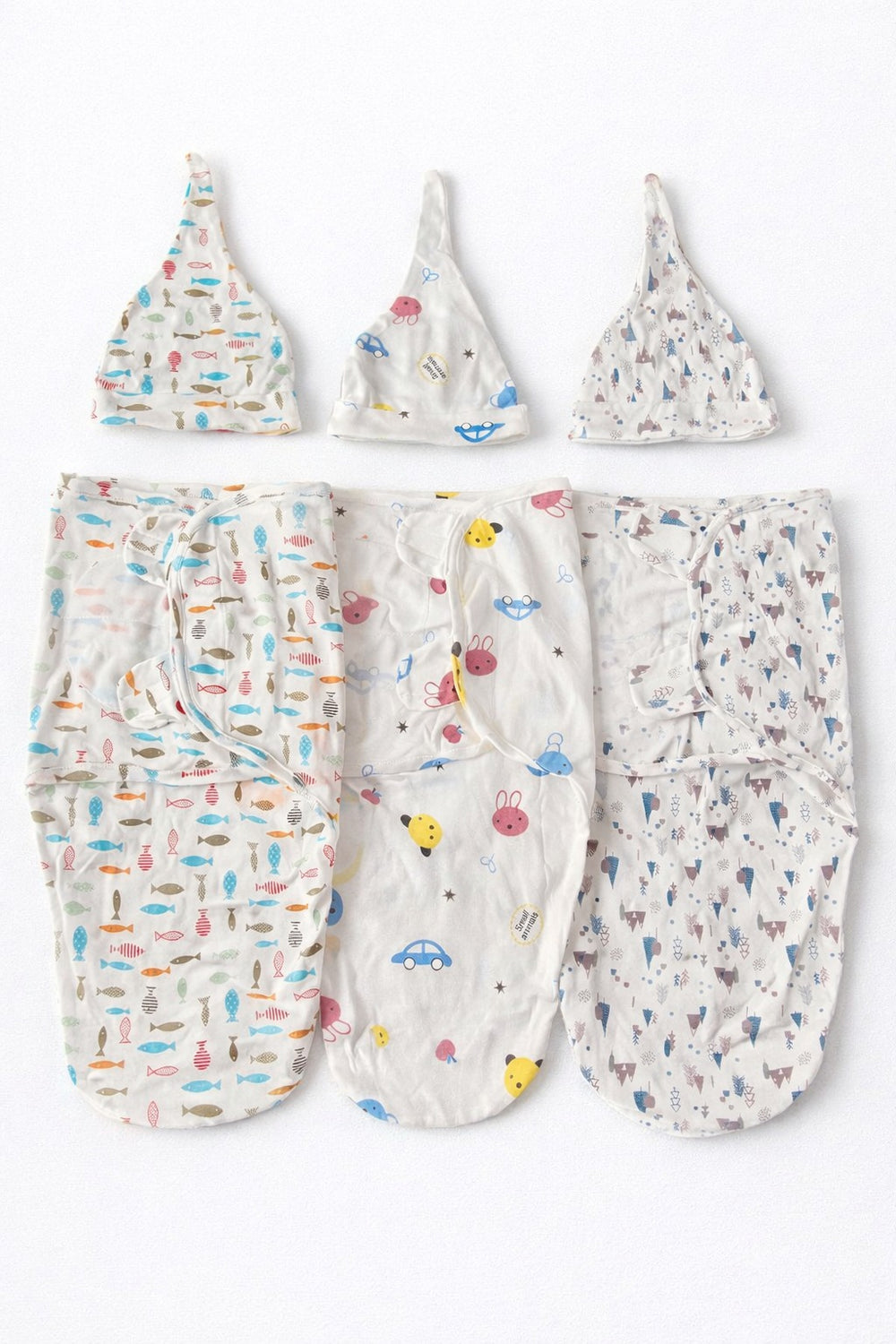 SHT451-Swaddle Me with Cap