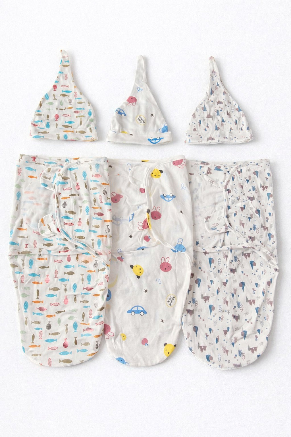 SHT451-Swaddle Me with Cap