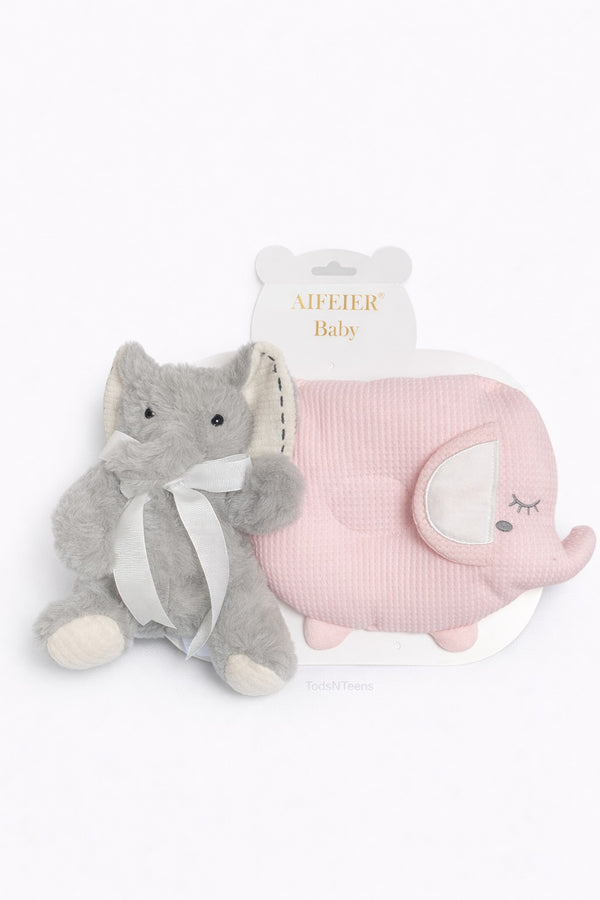 Plush Head Shaping Pillow with Stuff Toy