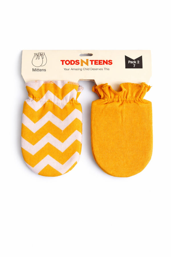 Pack of 2 Cotton Mittens