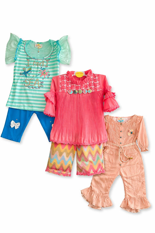 Summer Girls Dresses (12-36M)