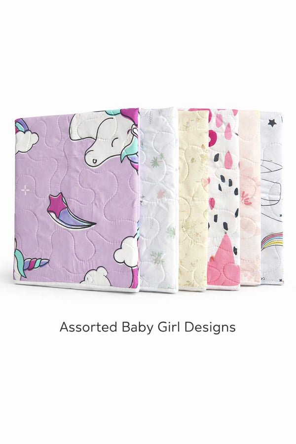 1pc Washable Cotton Baby Changing Sheet Embossed Fabric