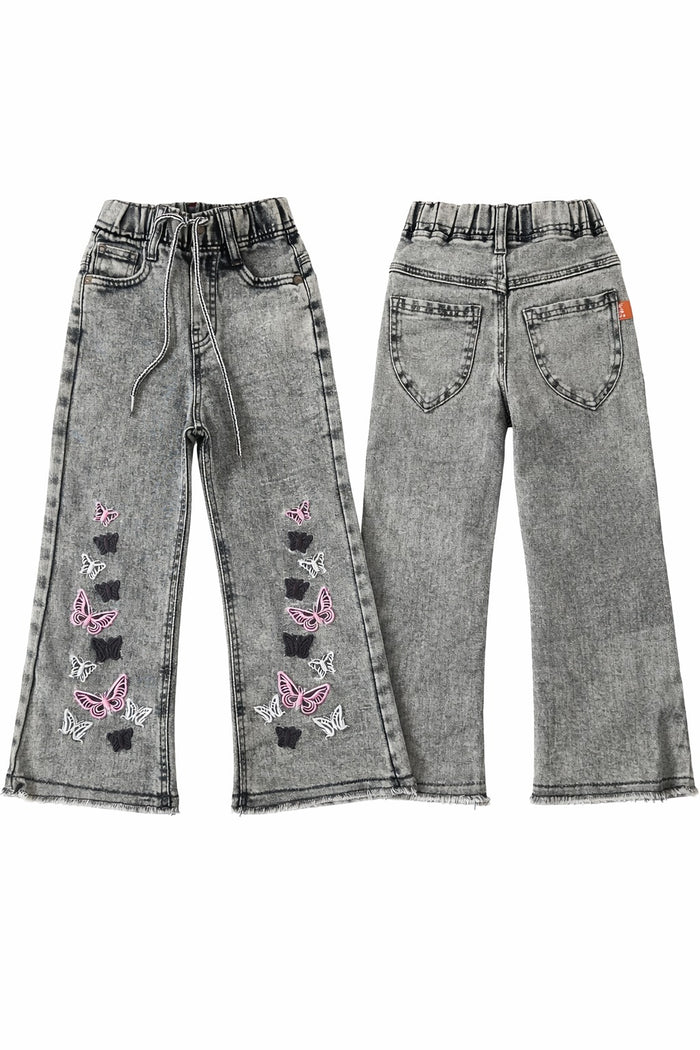 Girls Stylish Wide Leg Pants (3-10Y)