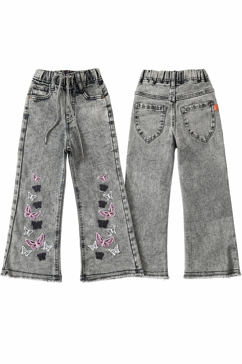 Girls Stylish Wide Leg Pants (3-10Y)