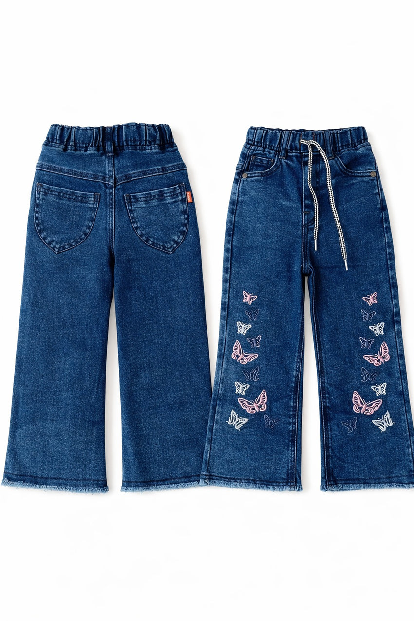 Girls Stylish Wide Leg Pants (3-10Y)