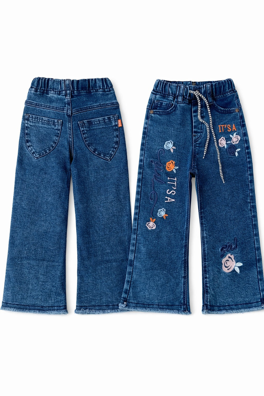 Girls Stylish Wide Leg Pants (3-10Y)