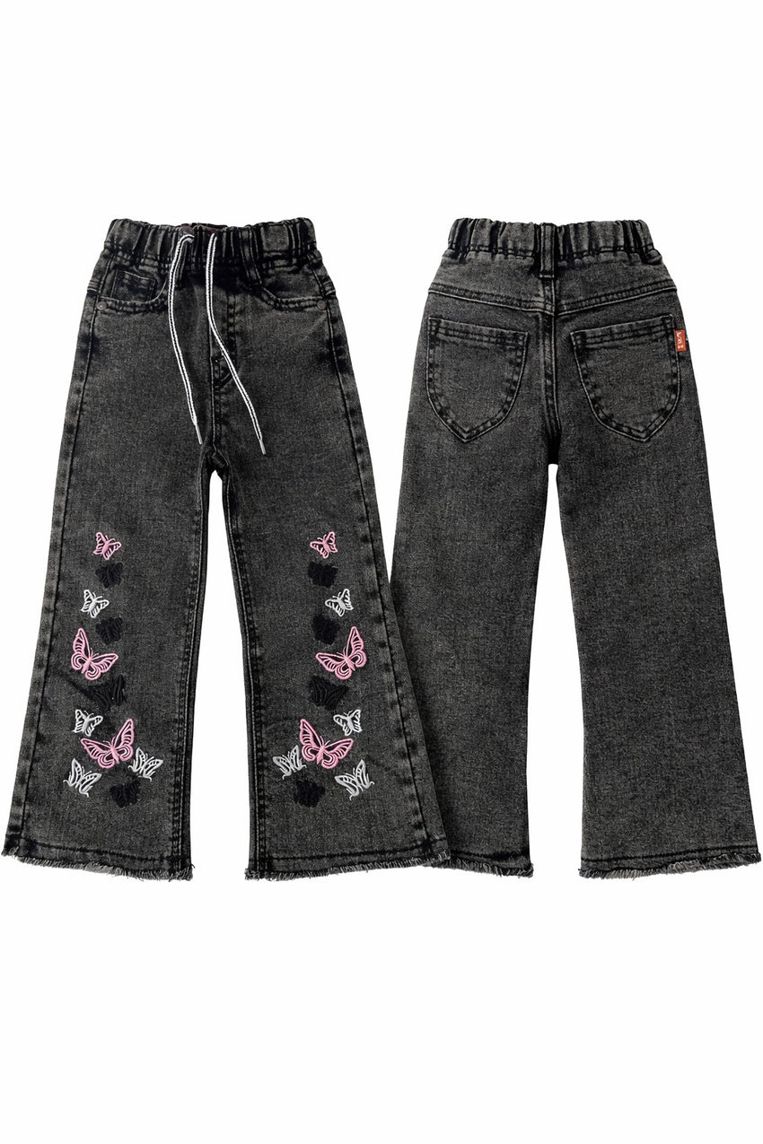 Girls Stylish Wide Leg Pants (3-10Y)