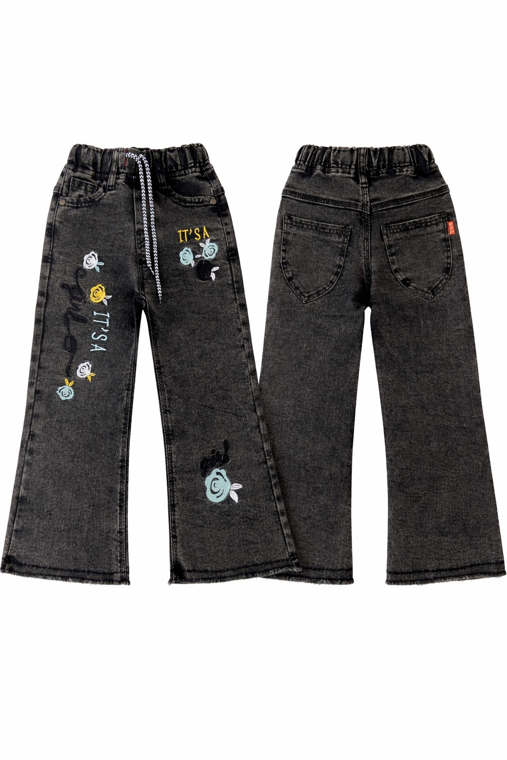 Girls Stylish Wide Leg Pants (3-10Y)