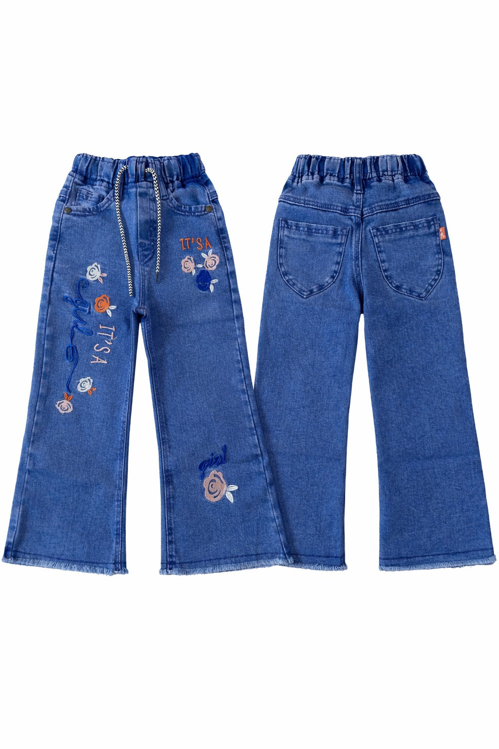Girls Stylish Wide Leg Pants (3-10Y)