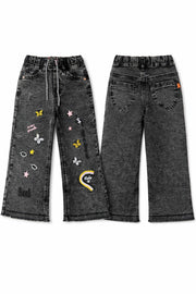 Embroidery Hiphop Charcoal
