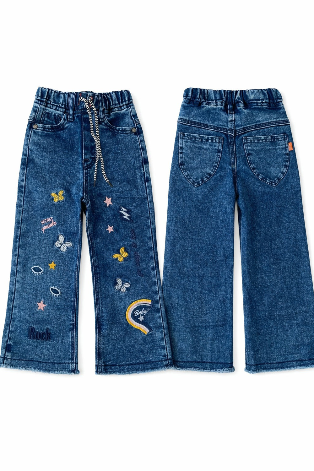 Girls Stylish Wide Leg Pants (3-10Y)