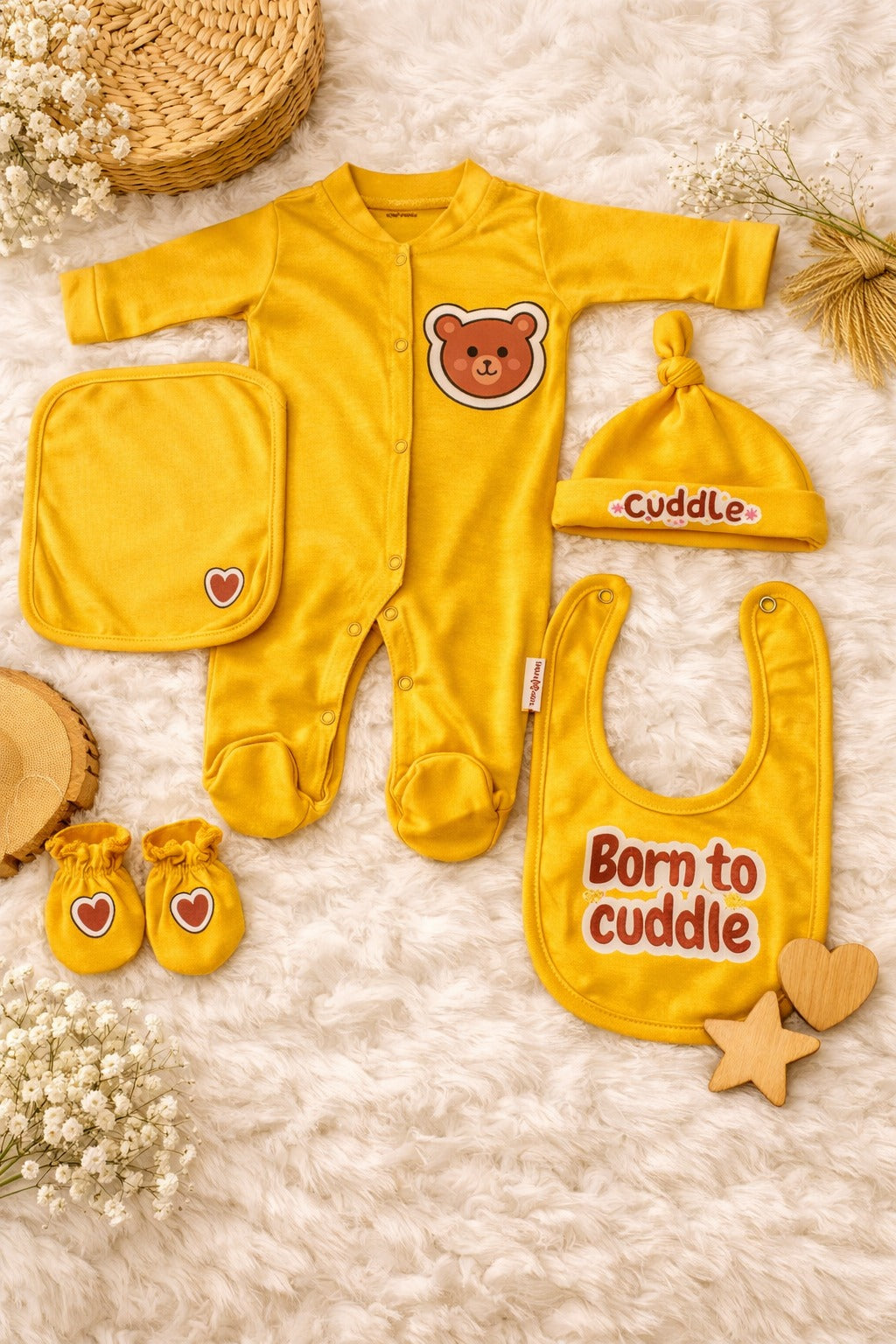 5 Pieces premium starter set - 0-3M