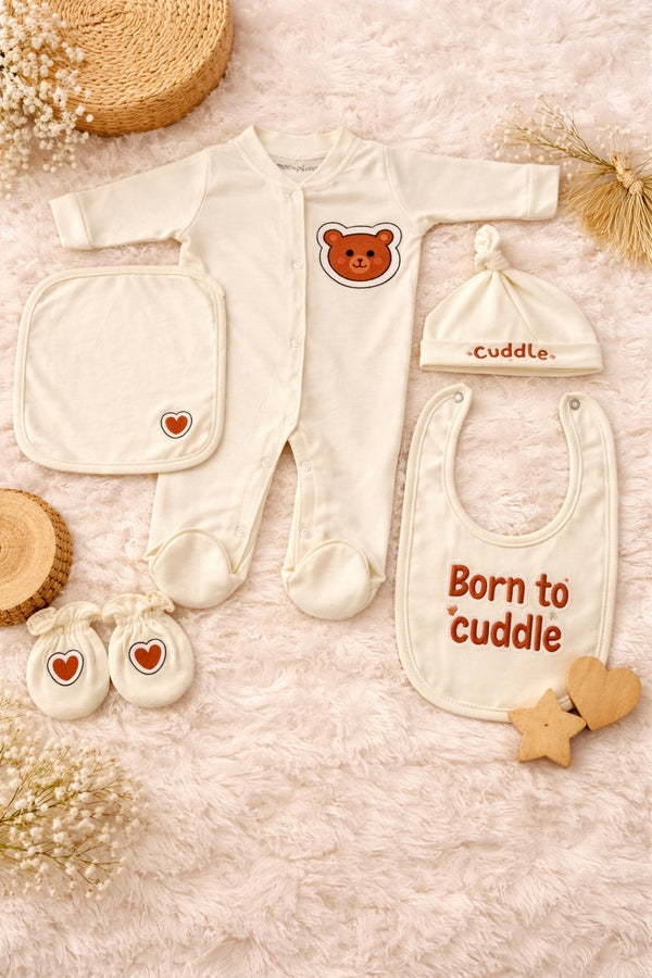 5 Pieces premium starter set - 0-3M