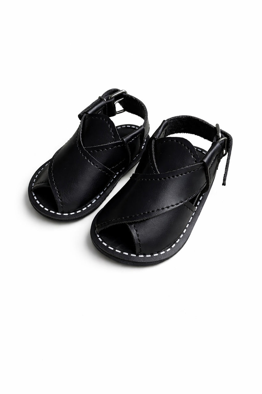 Infant Peshawari Sandals - Black