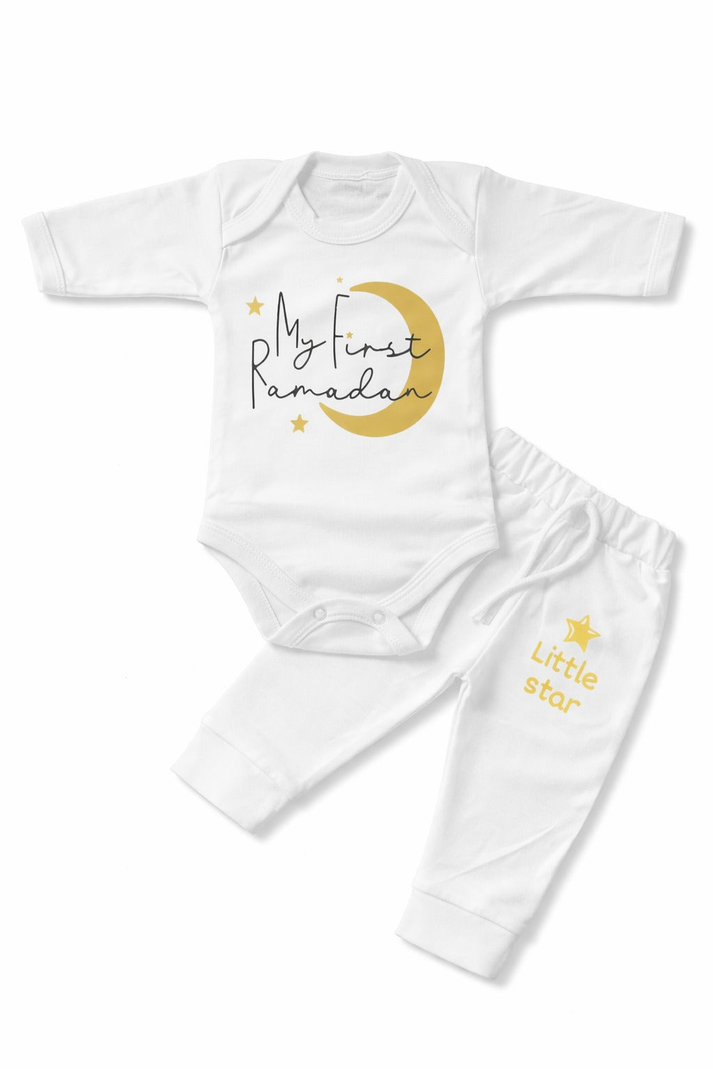Eid & Ramadan Bodysuit + Trouser Set (0-12M)