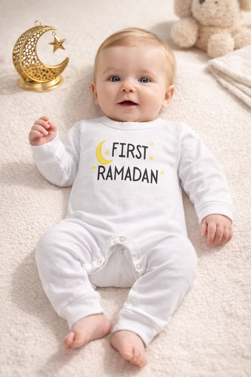 My First Eid & Ramadan Full Romper (0-12M)