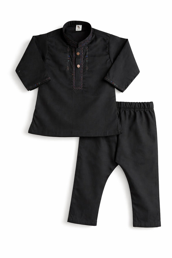 Black Lawn 2 piece set (6M-7Y)