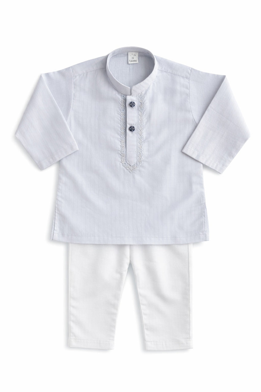 Pastel Lawn 2 piece set (6M-7Y) Blue
