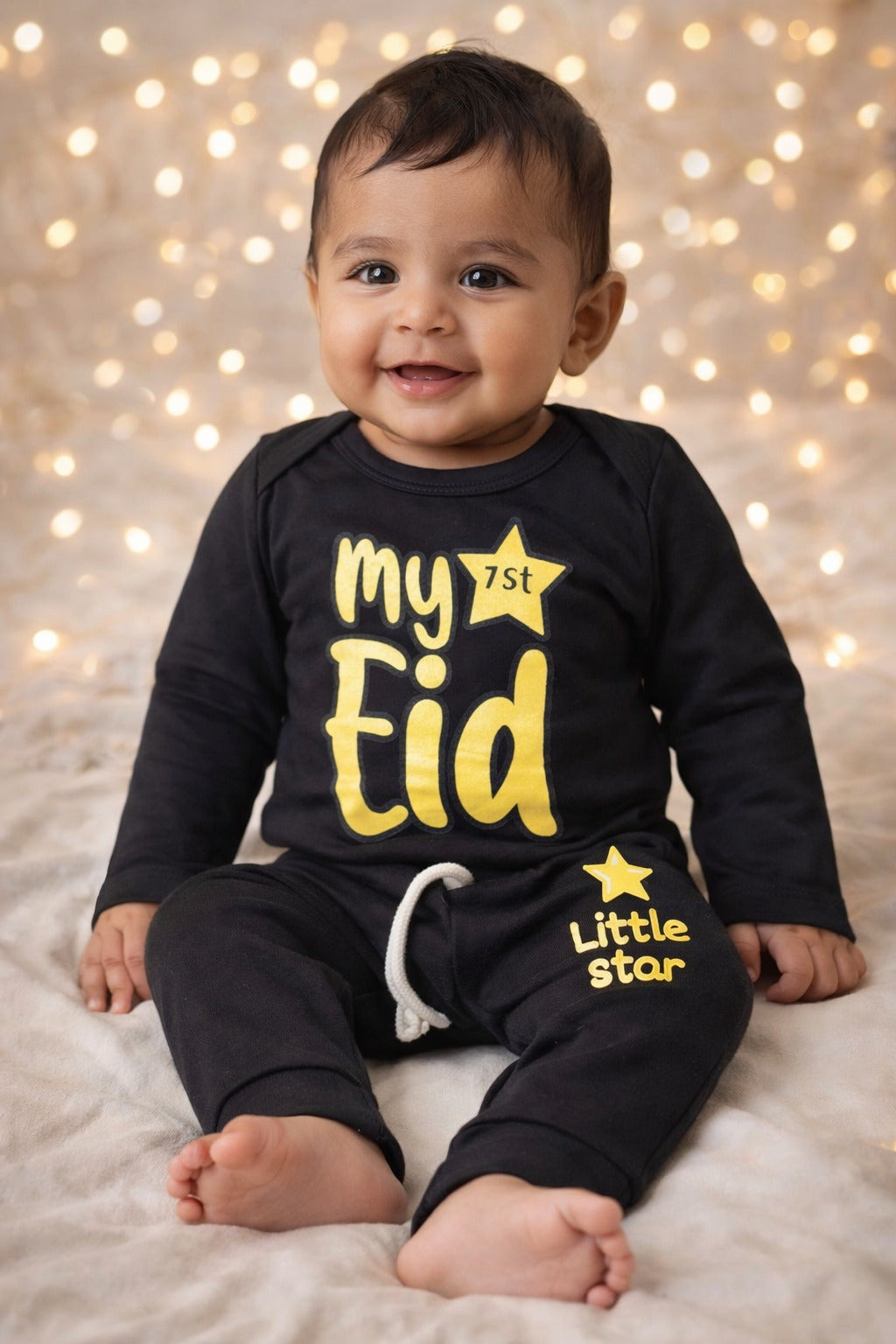 Eid & Ramadan Bodysuit + Trouser Set (0-12M)