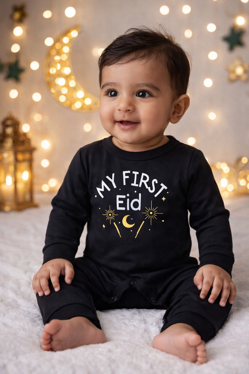 My First Eid & Ramadan Full Romper (0-12M)