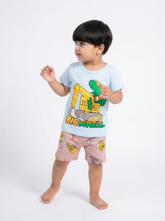 2 pc Summer Short + Shirt Set (12-36M)