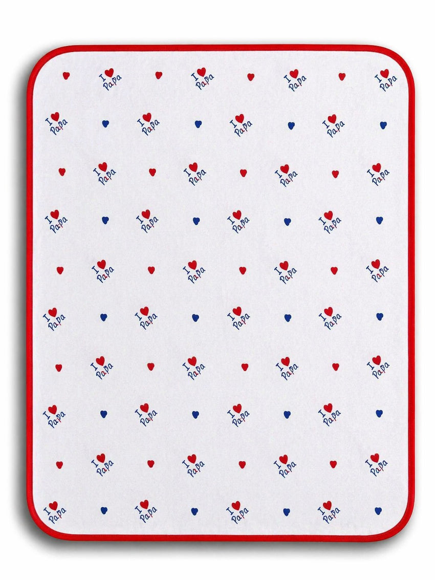 I love papa & mama Cotton Wrap Sheet