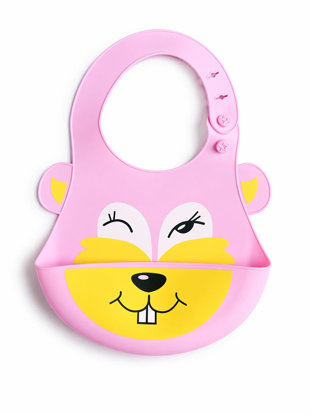 Silicone Bib with Silicone Tray