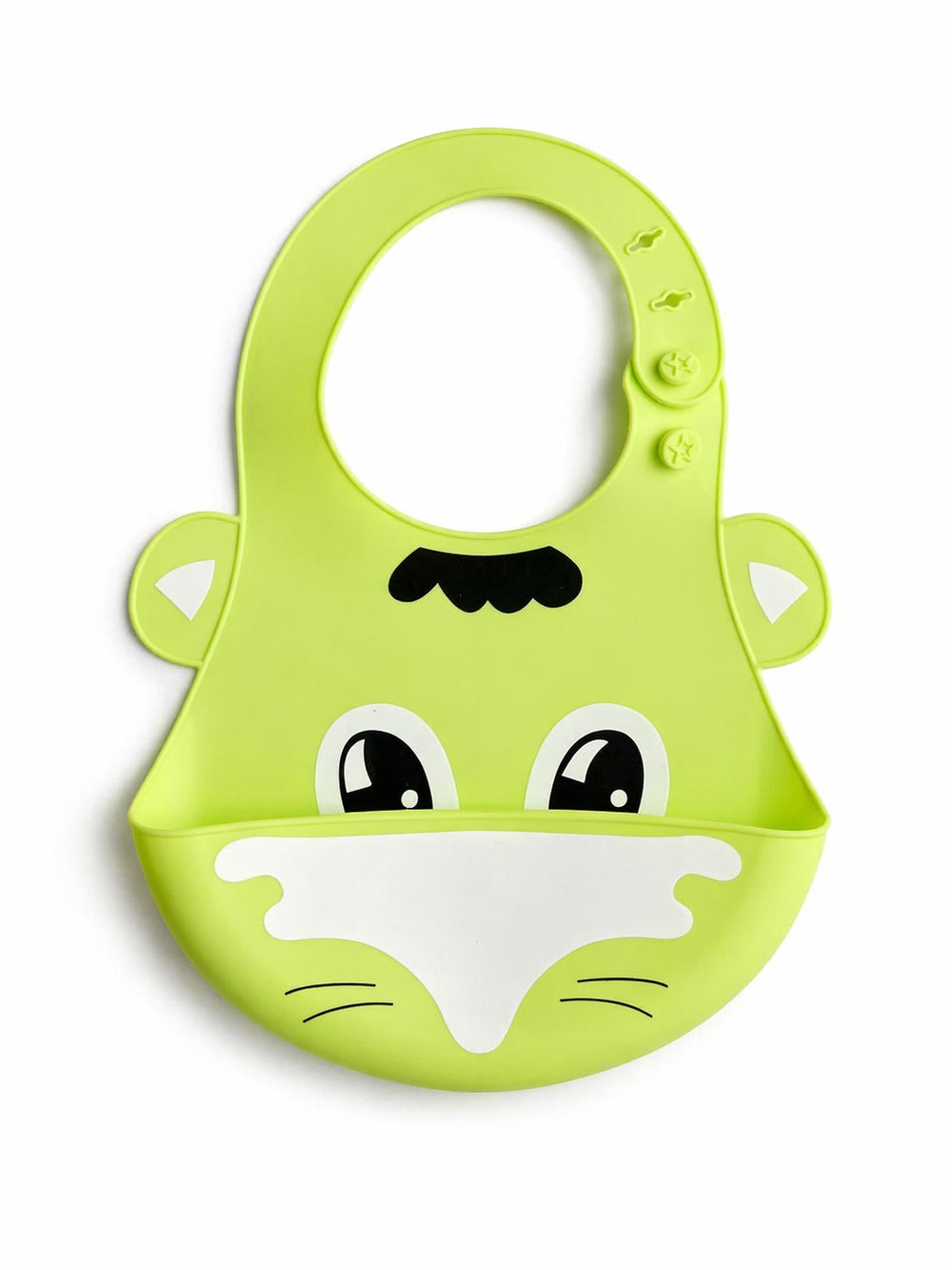 Silicone Bib with Silicone Tray