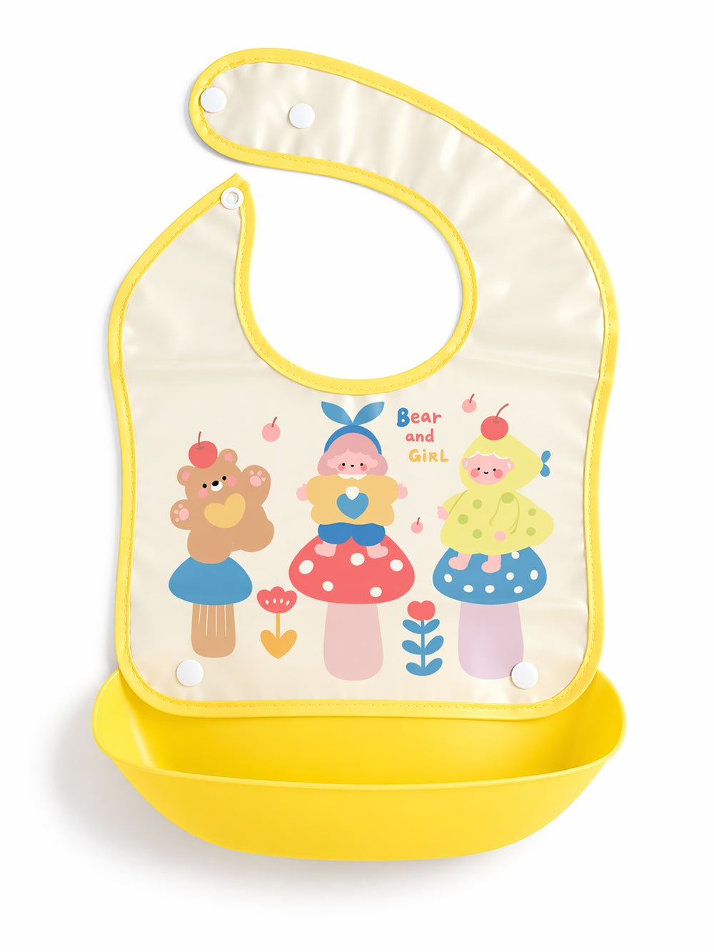 Bibs with Plastic Tray