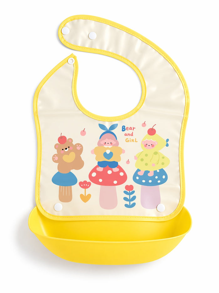 Bibs with Plastic Tray