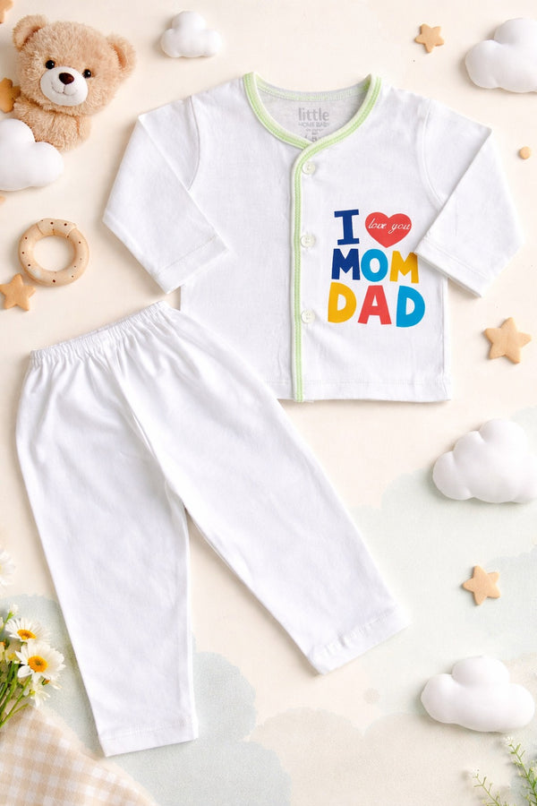 Thai I love Mom & dad 2pc set (6-12M)