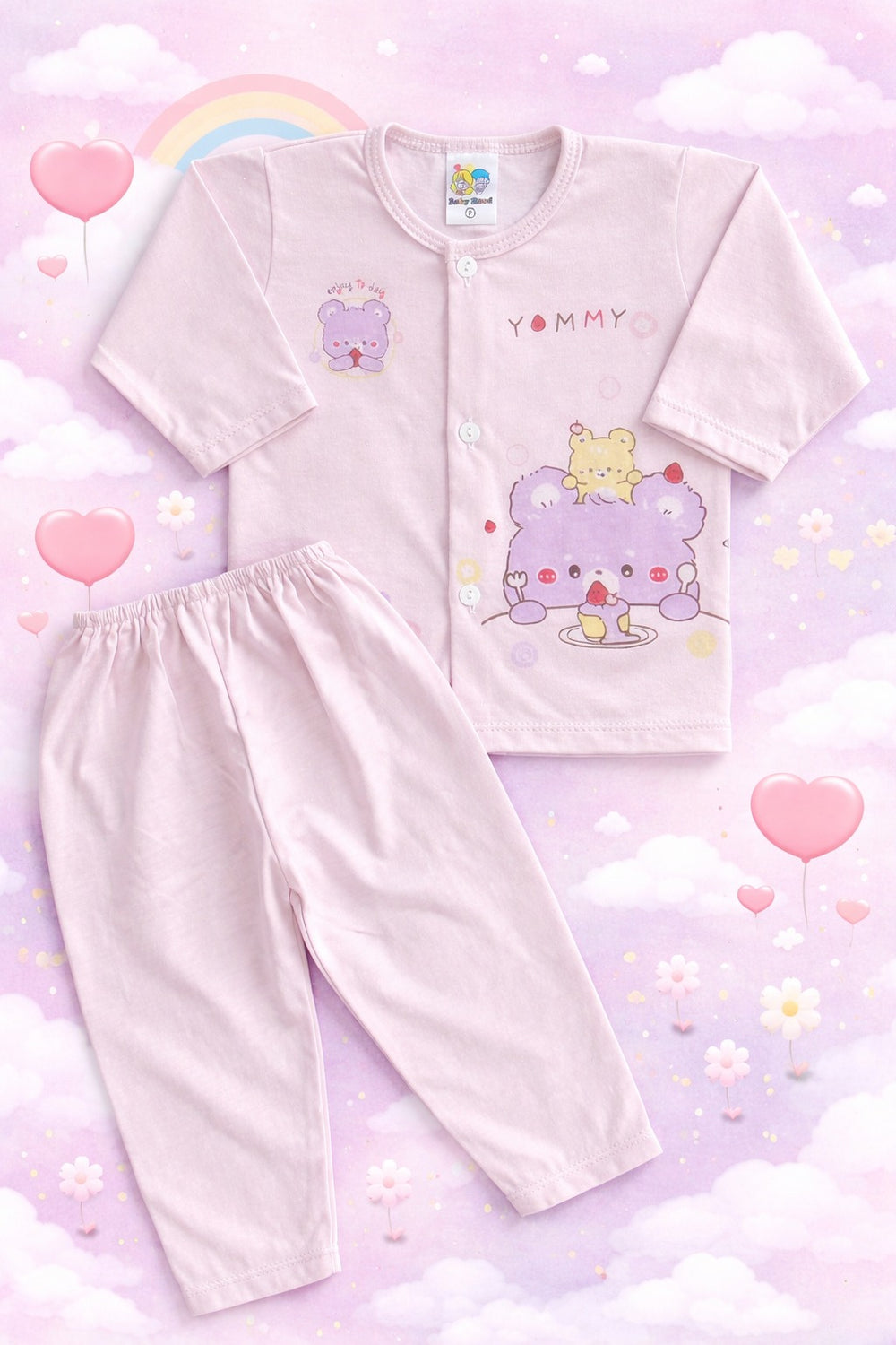 Thai Yommy baby 2pc set (6-12M)