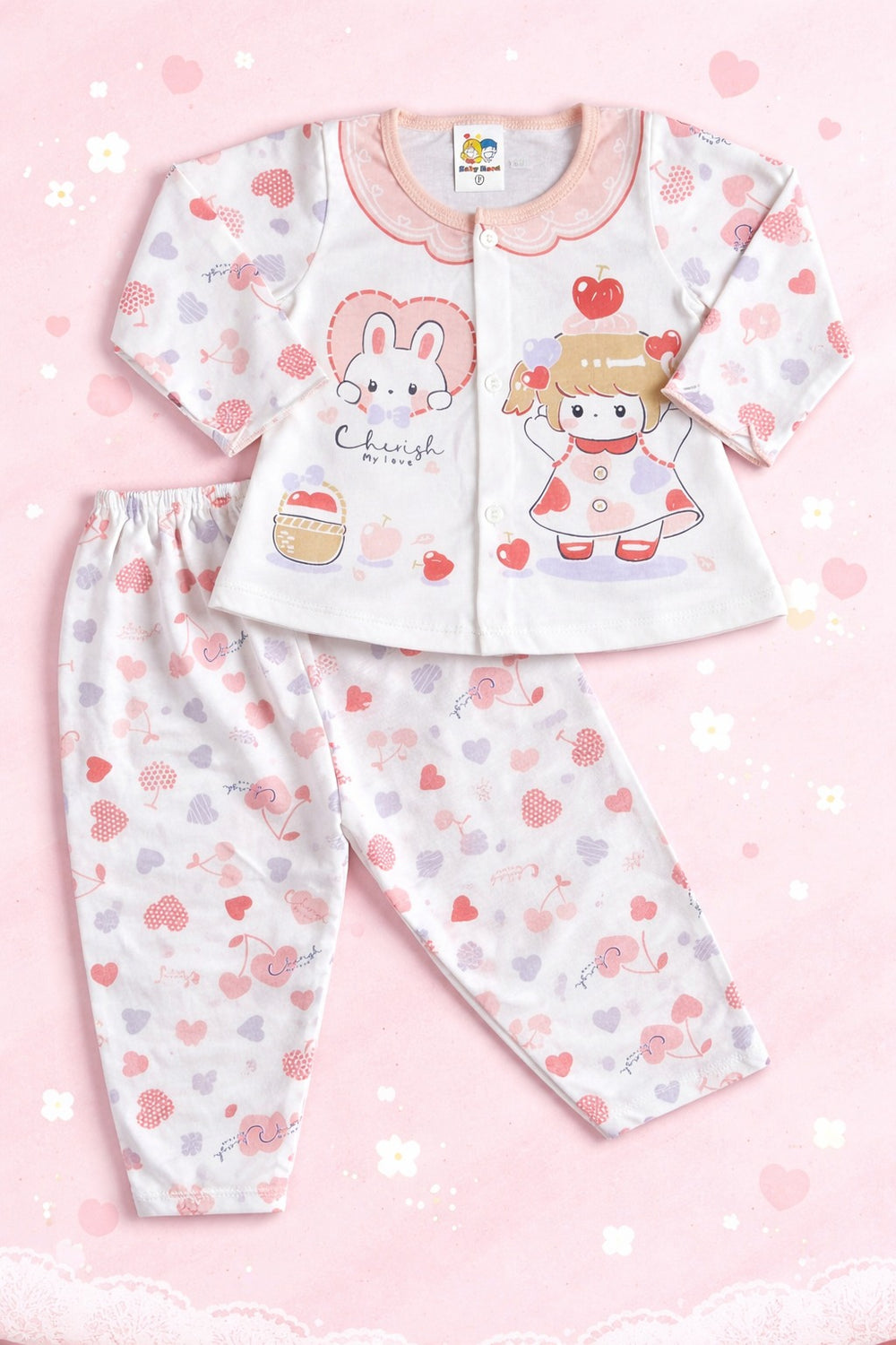 Thai Cherry Baby 2pc Set (6-12M)