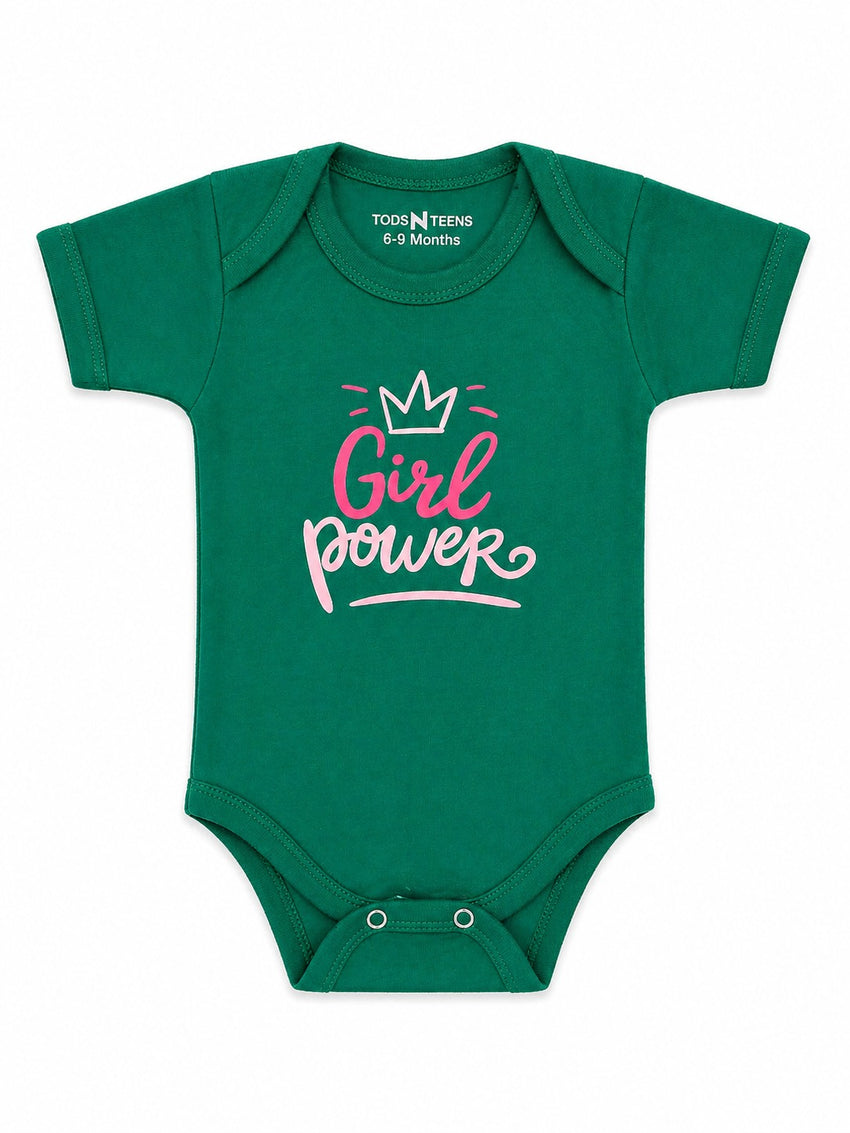 Infant Graphic Bodysuits 0-12M Green