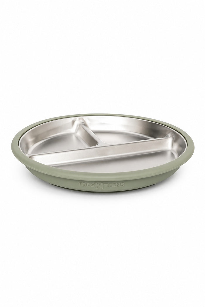 Stainless Steel + Silicone Suction Plate