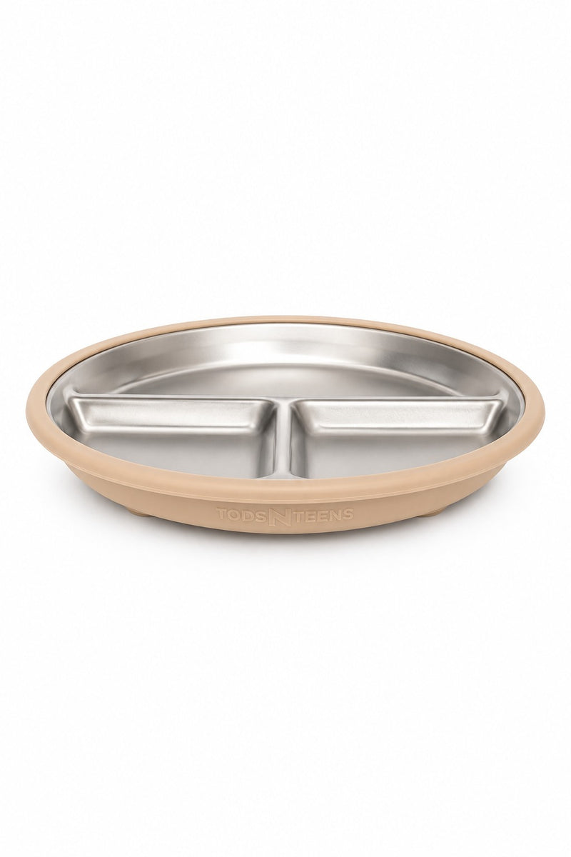 Stainless Steel + Silicone Suction Plate