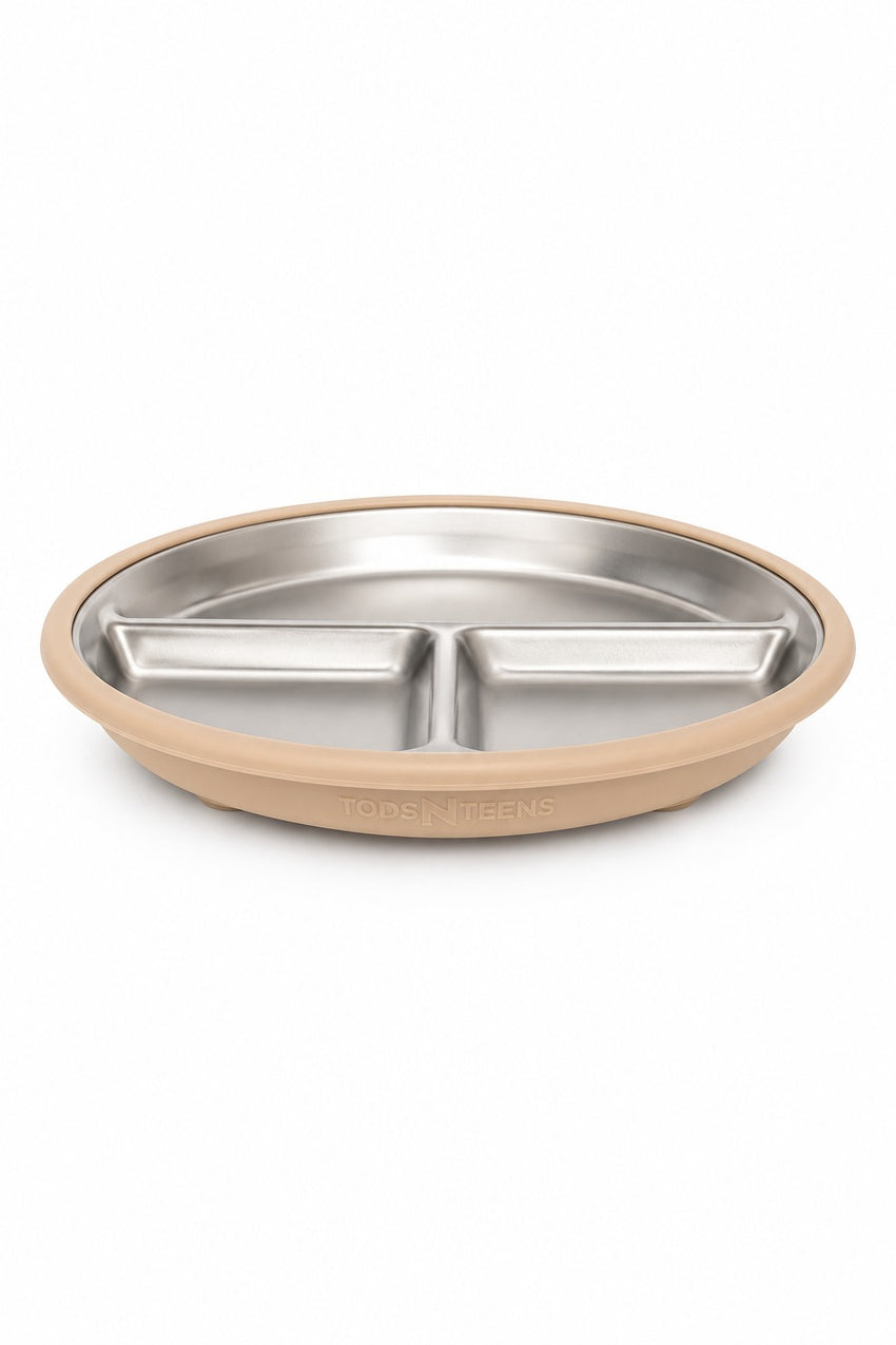 Stainless Steel + Silicone Suction Plate