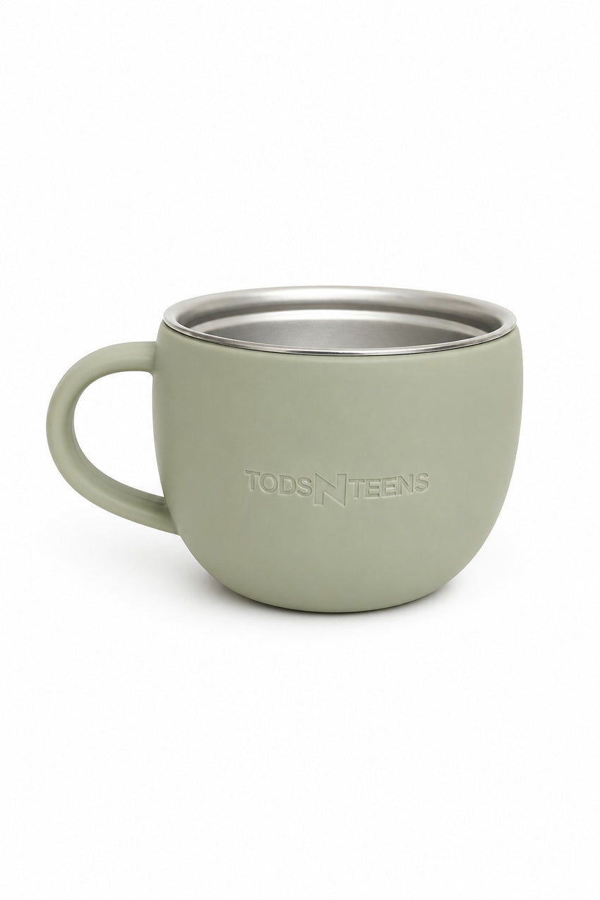 Stainless Steel + Silicone Feeding Cup