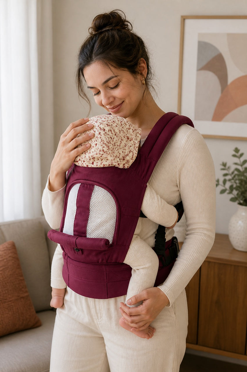 Ergonomic with Hood Adjustable baby Carrier
