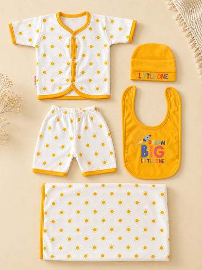 5 Piece Baby Summer Starter Set (0-3M)