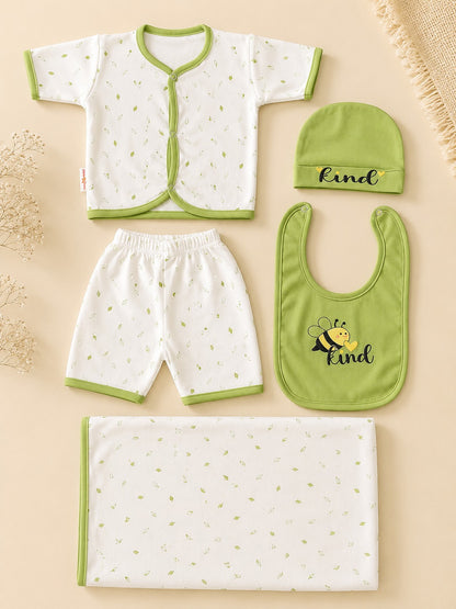5 Piece Baby Summer Starter Set (0-3M)