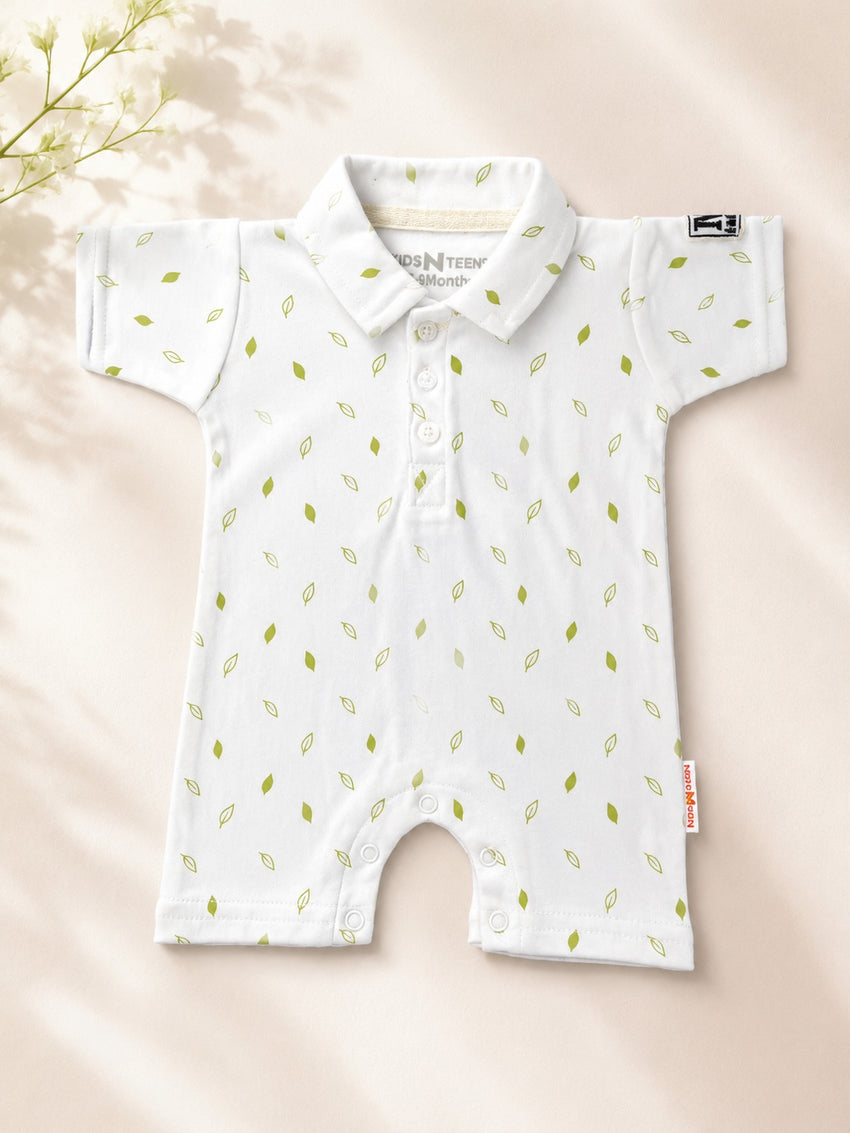 Summer Polo Romper (0-12M)