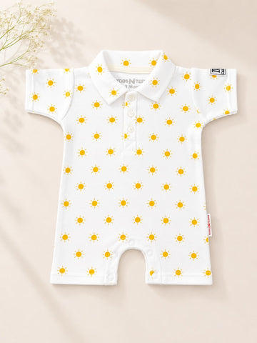 Summer Polo Romper (0-12M)
