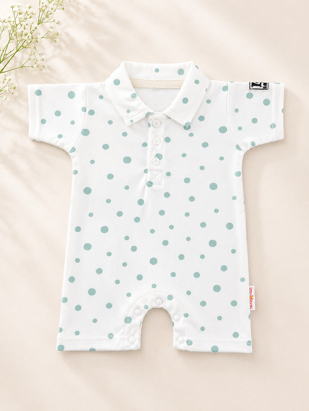 Summer Polo Romper (0-12M)