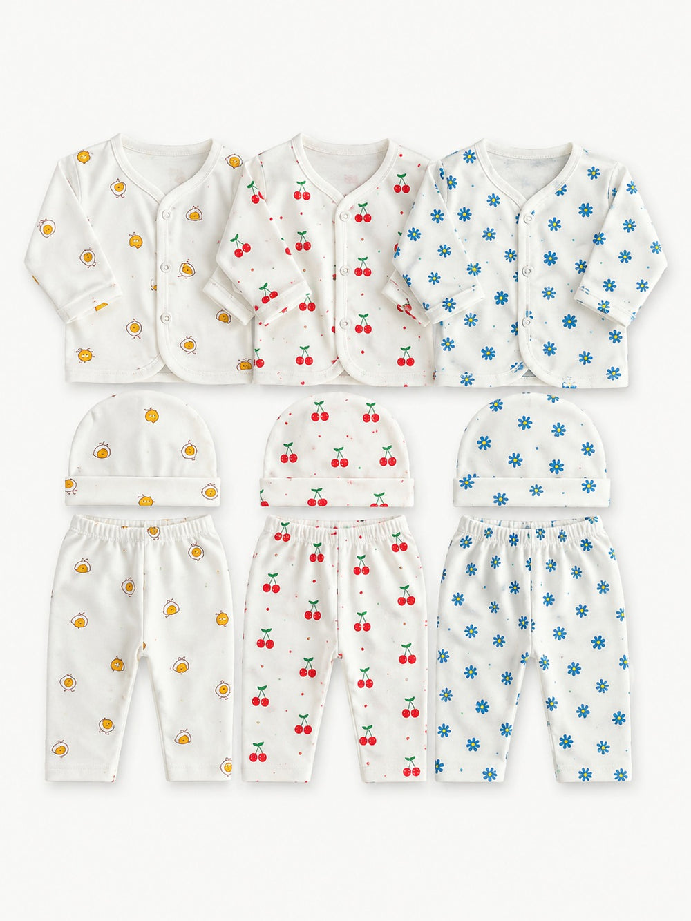 Pack of 3 Jhabla Sets (NB-3 M)
