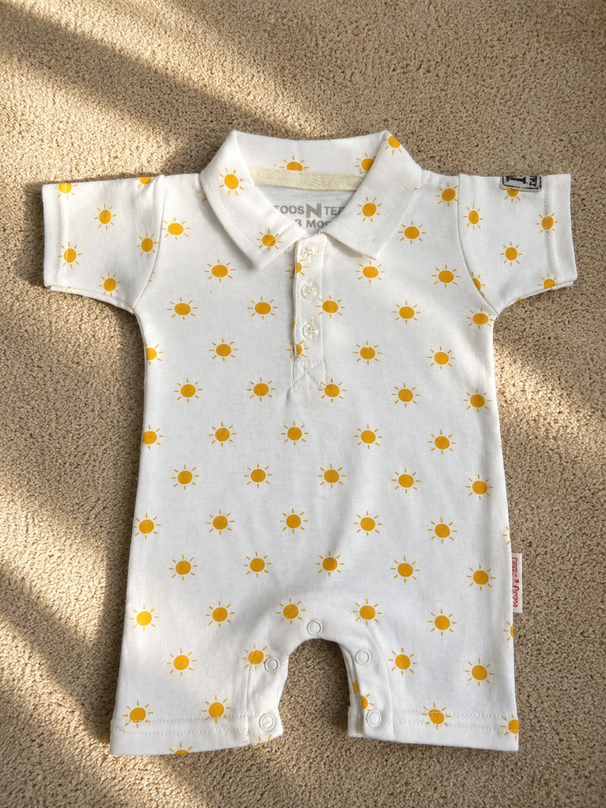 Summer Polo Romper (0-12M)
