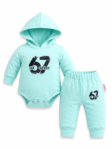 Hooded Bodysuit & Trouser Set (6-36M)